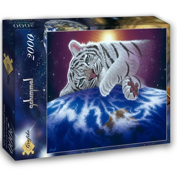 Grafika (02411) - Schim Schimmel, William Schimmel: "Cuddle Time" - 2000 Teile Puzzle