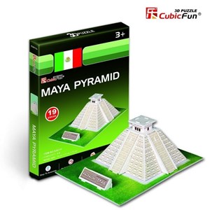 Cubic Fun (S3011H) - "Maya Pyramid" - 19 Teile Puzzle
