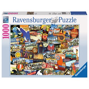 Ravensburger (19212) - "On the Road!" - 1000 Teile Puzzle