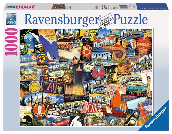 Ravensburger (19212) - "On the Road!" - 1000 Teile Puzzle