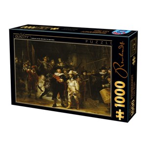 D-Toys (73792-1) - Rembrandt: "Night Watch" - 1000 Teile Puzzle