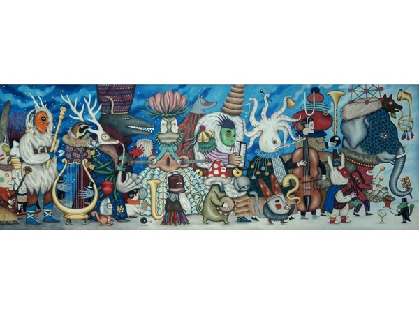 Djeco (07626) - "Fantasy Orchestra" - 500 Teile Puzzle
