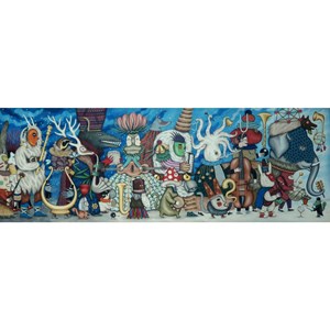 Djeco (07626) - "Fantasy Orchestra" - 500 Teile Puzzle