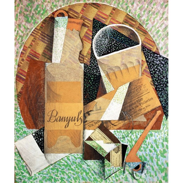 Puzzle Michele Wilson (A324-150) - Juan Gris: "Eine Flasche Banyuls" - 150 Teile Puzzle