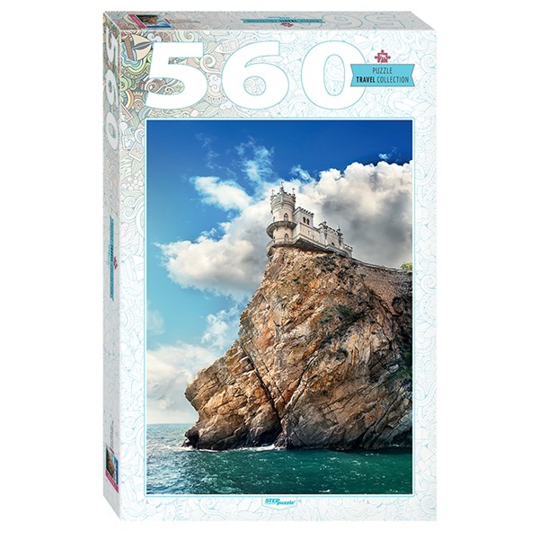 Step Puzzle (78098) - "Schloss Schwalbennest" - 560 Teile Puzzle