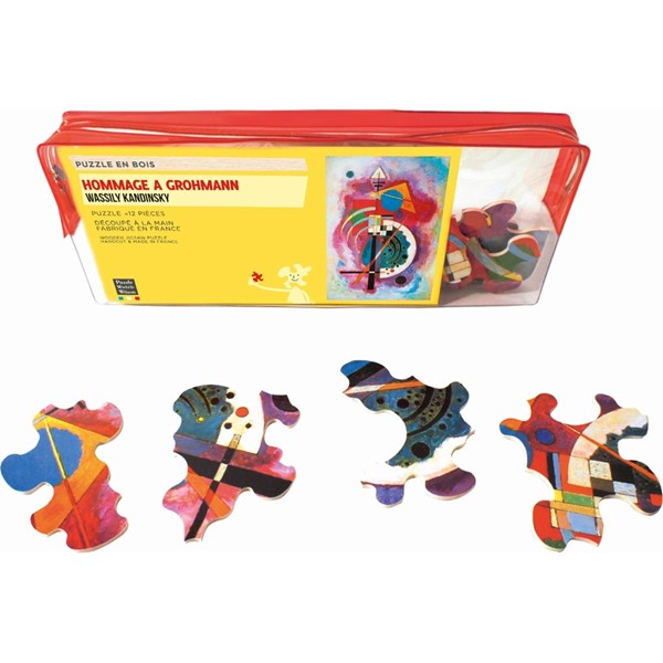 Puzzle Michele Wilson (W79-12) - Vassily Kandinsky: "Homage to Grohman" - 12 Teile Puzzle