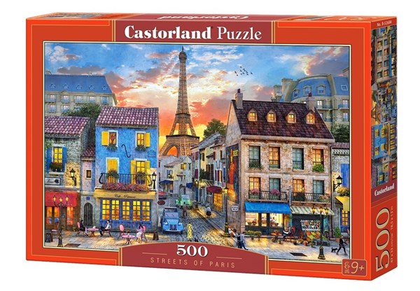 Castorland (B-52684) - Dominic Davison: "Abends in Paris" - 500 Teile Puzzle