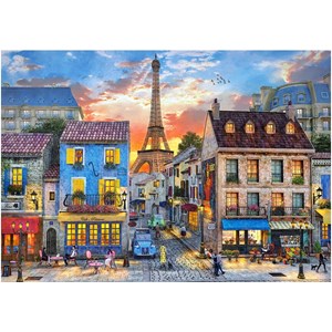 Castorland (B-52684) - Dominic Davison: "Abends in Paris" - 500 Teile Puzzle