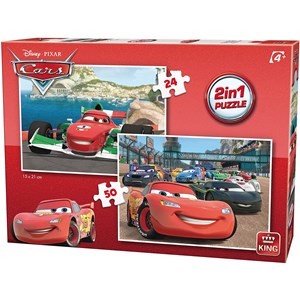 King International (05415) - "Cars" - 24 50 Teile Puzzle