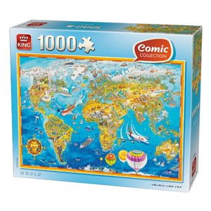 King International (05135) - "World" - 1000 Teile Puzzle