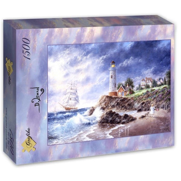 Grafika (T-00511) - Dennis Lewan: "Anchor Cove" - 1500 Teile Puzzle