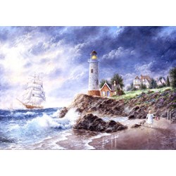Grafika (T-00511) - Dennis Lewan: "Anchor Cove" - 1500 Teile Puzzle