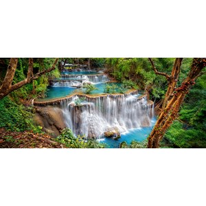 Castorland (B-060160) - "Paradiesische Wasserfälle" - 600 Teile Puzzle