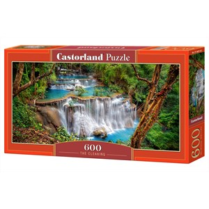 Castorland (B-060160) - "Paradiesische Wasserfälle" - 600 Teile Puzzle
