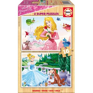 Educa (17163) - "Disney Princesses" - 16 Teile Puzzle