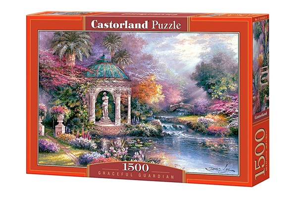 Castorland (C-151325) - "Pavillon am Flusslauf" - 1500 Teile Puzzle