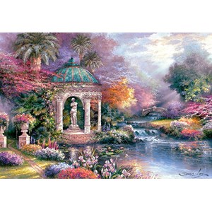 Castorland (C-151325) - "Pavillon am Flusslauf" - 1500 Teile Puzzle