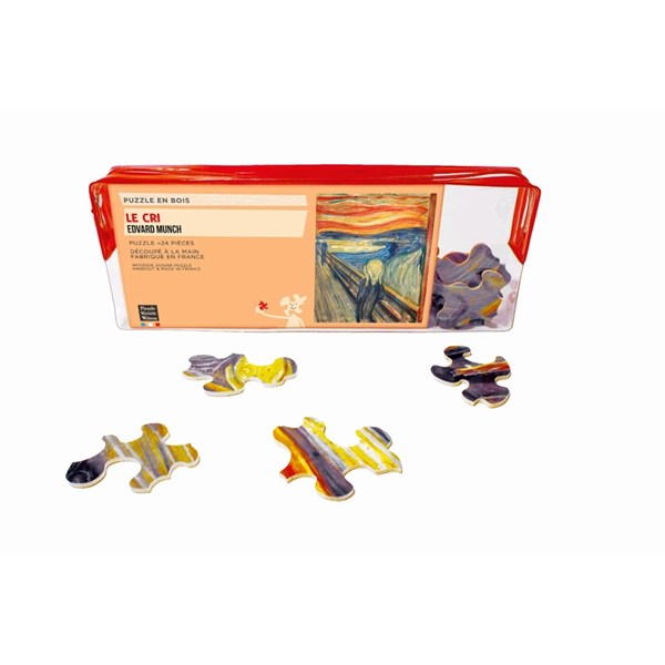 Puzzle Michele Wilson (W053-24) - Edvard Munch: "Der Schrei" - 24 Teile Puzzle