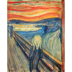 Puzzle Michele Wilson (W053-24) - Edvard Munch: "Der Schrei" - 24 Teile Puzzle