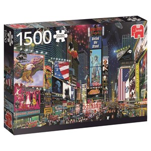 Jumbo (18583) - "Times Square, New York" - 1500 Teile Puzzle