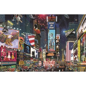Jumbo (18583) - "Times Square, New York" - 1500 Teile Puzzle
