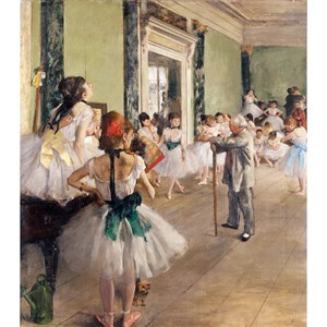 Puzzle Michele Wilson (W015-50) - Edgar Degas: "Die Tanzstunde" - 50 Teile Puzzle