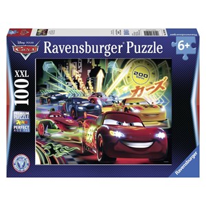 Ravensburger (10520) - "Cars Neon" - 100 Teile Puzzle