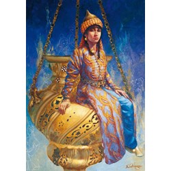 Educa (14723) - Kamil Aslanger: "Oil Lamp" - 500 Teile Puzzle