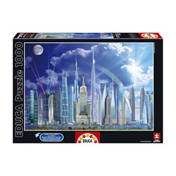 Educa (16287) - "Riesengebäude" - 1000 Teile Puzzle