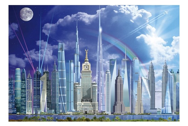 Educa (16287) - "Riesengebäude" - 1000 Teile Puzzle