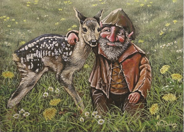 PuzzelMan (233) - Nico Bulder: "Der Kobold" - 99 Teile Puzzle