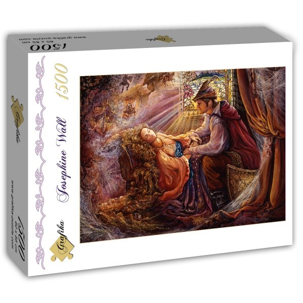 Grafika (T-00385) - Josephine Wall: "Dornröschen" - 1500 Teile Puzzle