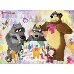 Ravensburger (10590) - "Malen mit Masha" - 100 Teile Puzzle