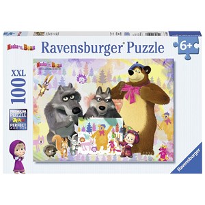 Ravensburger (10590) - "Malen mit Masha" - 100 Teile Puzzle