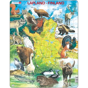 Larsen (K58) - "Lapland - Finnland" - 75 Teile Puzzle