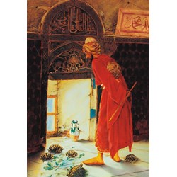 Educa (12986) - Osman Hamdi Bey: "Turtle Trainer" - 1500 Teile Puzzle
