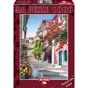 Art Puzzle (4414) - "Romantische Stufen" - 1000 Teile Puzzle