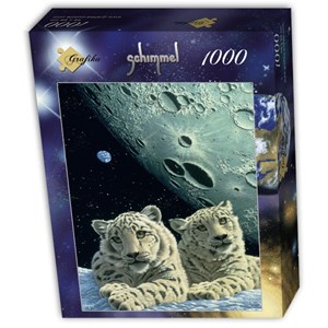 Grafika (T-00422) - Schim Schimmel, William Schimmel: "Lair of the Snow Leopard" - 1000 Teile Puzzle