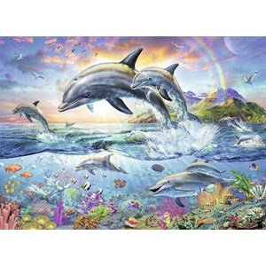 Ravensburger (13697) - "Bunte Unterwasserwelt" - 100 Teile Puzzle