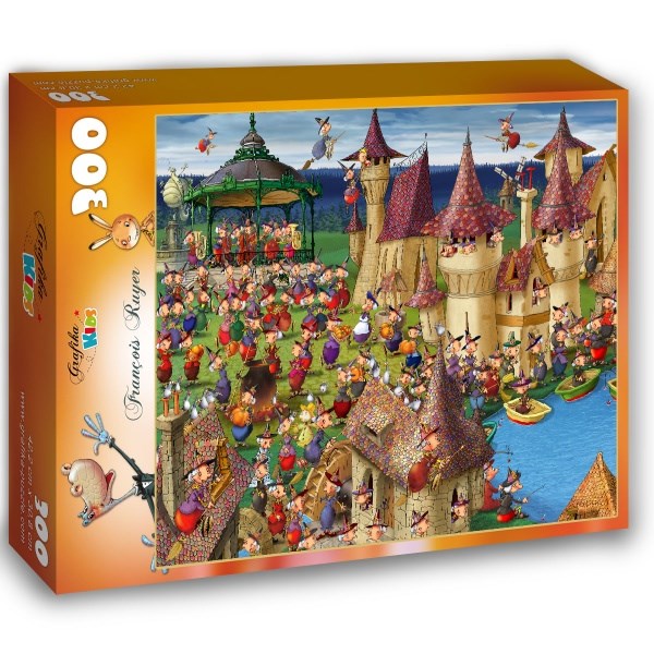 Grafika Kids (00889) - François Ruyer: "Witches" - 300 Teile Puzzle