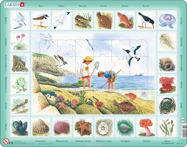 Larsen (NA2-RU) - "Seaside - RU" - 48 Teile Puzzle