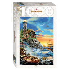 Step Puzzle (79110) - Adrian Chesterman: "Leuchturm" - 1000 Teile Puzzle