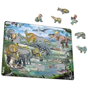 Larsen (FH31) - "Dinosaurier" - 65 Teile Puzzle