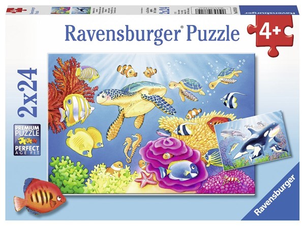 Ravensburger (07815) - "Kunterbunte Unterwasserwelt" - 24 Teile Puzzle