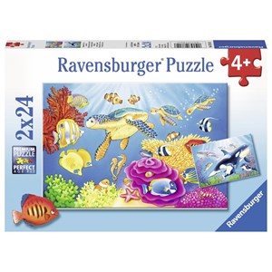 Ravensburger (07815) - "Kunterbunte Unterwasserwelt" - 24 Teile Puzzle