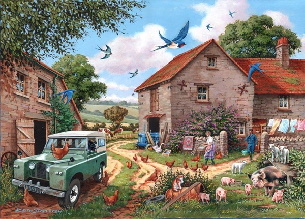 The House of Puzzles (3084) - "Farmers Wife" - 500 Teile Puzzle