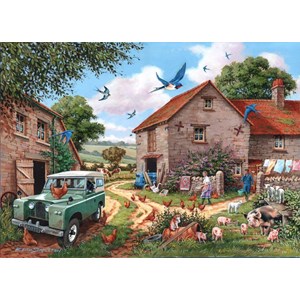 The House of Puzzles (3084) - "Farmers Wife" - 500 Teile Puzzle