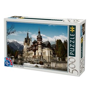D-Toys (63052-RM01) - "Rumänien, Schloss Peles" - 500 Teile Puzzle
