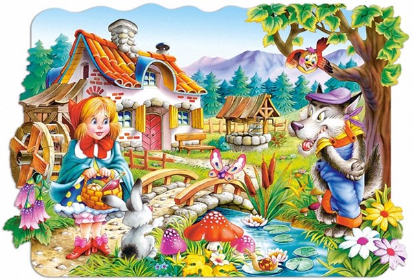 Castorland (C-02160) - "Rotkäppchen" - 20 Teile Puzzle