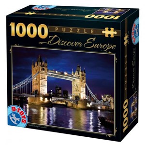 D-Toys (65995-DE01) - "Tower Bridge, London" - 1000 Teile Puzzle